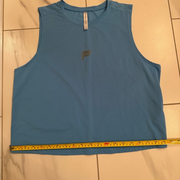 Fabletics Crop Top Blue Medium - Picture 6 of 6